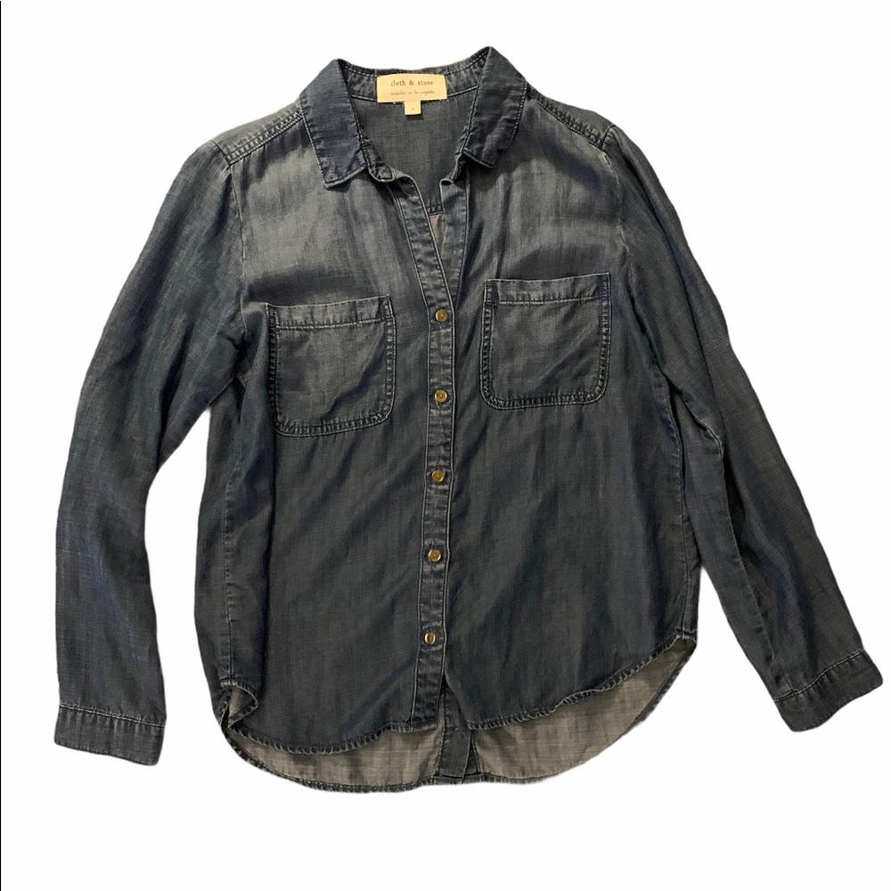 Women’s cloth & stone chambray size Small